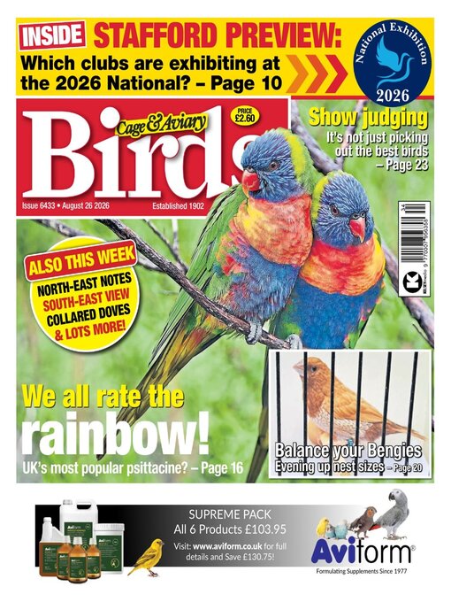 Cover image for Cage & Aviary Birds